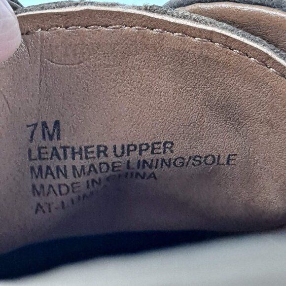 Arturoo Chiang Size 7M Olive Green/Brown Leather Lace Up Wingtip Loafer NWT - Picture 13 of 14